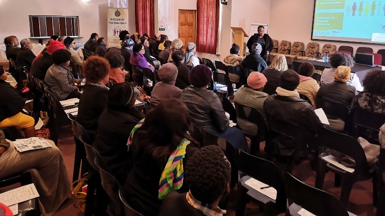 Participants of workshop Gender and Health and facilitator Ms. Kholofelo Matlhaba